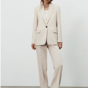 NWT Zara Pantsuit, Sold out, Size XS/S, Stone